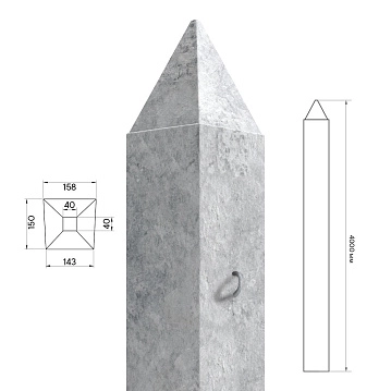 ЖБ сваи С40.15 (150х150 4000)